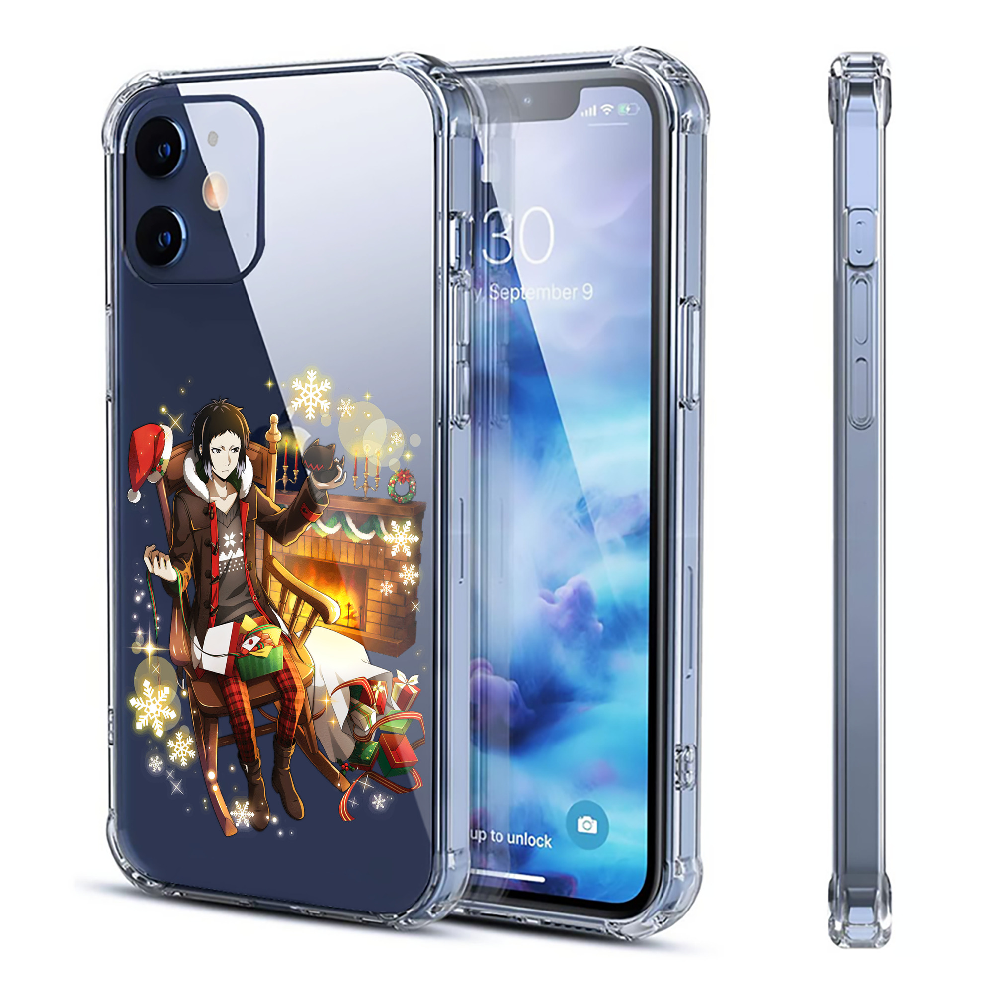 （画像用） 文豪ストレイドッグス Bungo Stray Dogs 【iPhone 12シリーズ対応】透明スマホケース（クリアソフトケース）